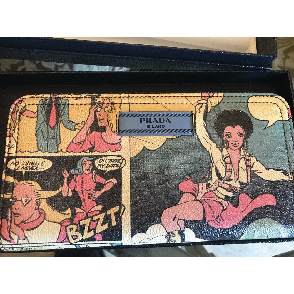 Limited Edition Prada - Comic Print wallet